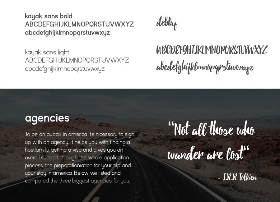 Kleier Baumanns Website Typography